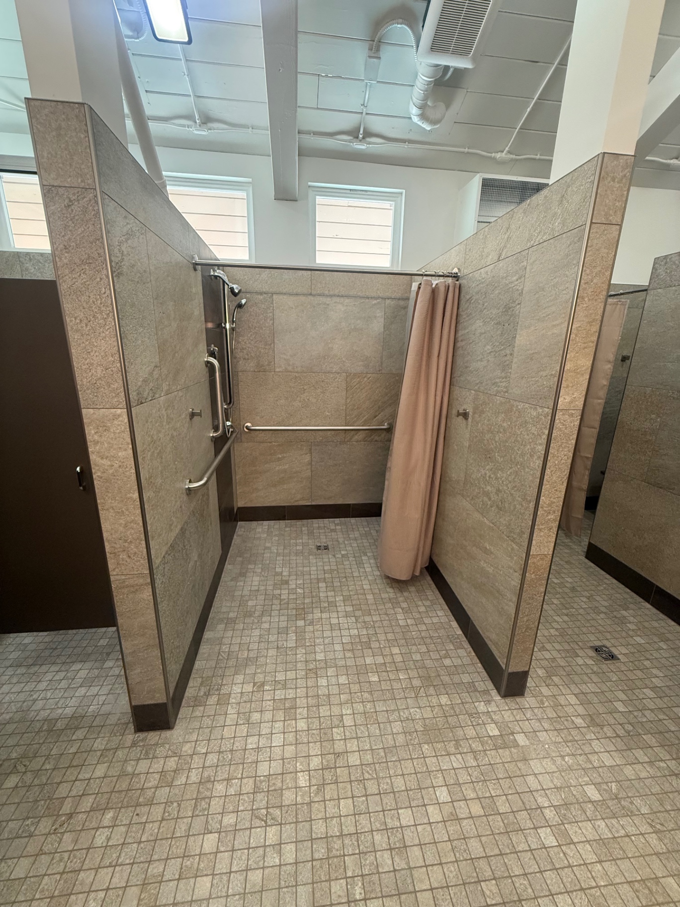 Tile shower remodel before luxury upgrade